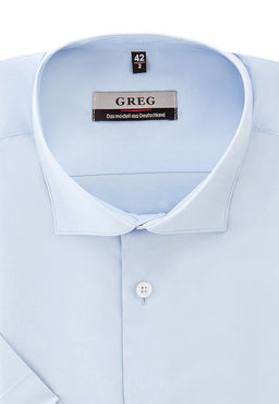 Сорочка мужская короткий рукав GREG 210/108/Z STRETCH
