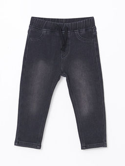Beli Lastikli Erkek Bebek Jean Pantolon