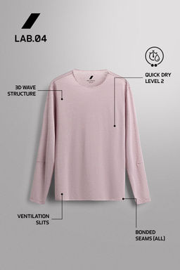CAMISETA RUNNING ESTRUCTURA LIGERA / Violeta