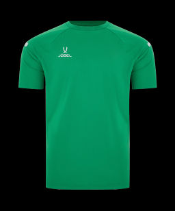 Футболка тренировочная JOGEL CAMP 2 Training Poly Tee, зеленый/белый  фото 2