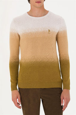 U. S. Polo Assn Мужской свитер из каменного меланжа - U.s. polo assn фото 6