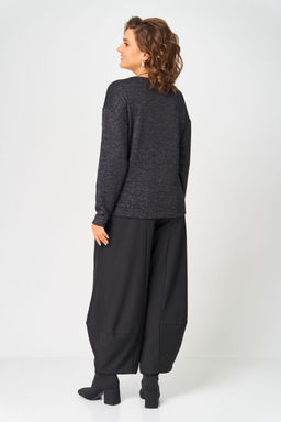 Джемпер Bliss 08378 черный с люрексом