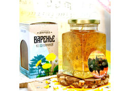 Варенье из Одуванчика баночка 300 г в коробочке с магнитиком