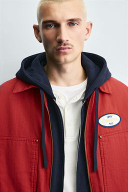 BOXY FIT EMBROIDERED JACKET - Zara фото 5