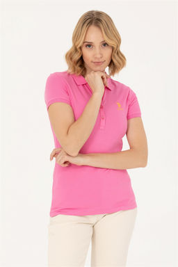 Kad_n Pembe Polo Yaka Ti__rt