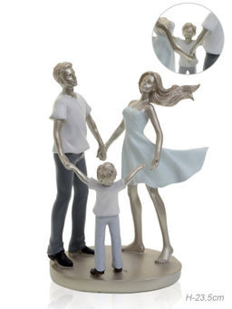 Статуэтка Семья 23,5 см / FM18179 /уп 12/
