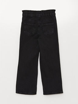 Basic Geni? Pa?a K?z ?ocuk Jean Pantolon - Waikiki фото 2