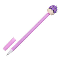 Цена за 12 шт. Ручка-прикол Calligrata «Динозаврик», синий стержень, гелевая, МИКС