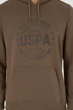 Мужской свитшот цвета хаки Неожиданная скидка в корзине - U.s. polo assn фото 6