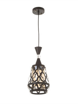 Светильник потолочный BayerLux Nadine, 1×40 Вт, Е27, черный, 16×16×36 см