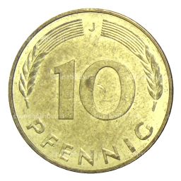 10 пфеннигов 1979 года J Германия