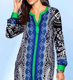 Платье, сине-зеленое - Heine фото 5