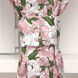 Шторы для кухни Этель. Попугай 149?180 см - 2 шт., подхваты - 2 шт., 80% хлопок, 20% п/э