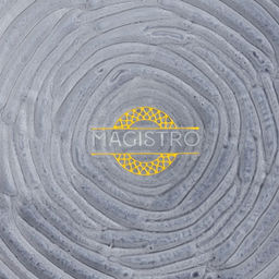 Тарелка подстановочная Magistro Рифл, d=32.5 см, стекло, серая