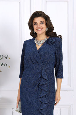 Платье Ninele 7515 синий фото 4