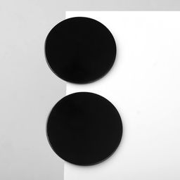 Серьги акрил Атмосфера соло, цвет чёрный - Queen fair фото 2