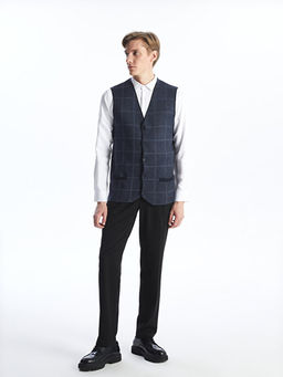 Standart Kal?p V Yaka Erkek Triko Yelek - Waikiki фото 3