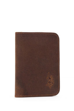 Мужской коричневый визитница Неожиданная скидка в корзине