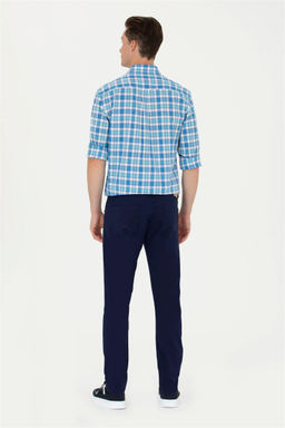 Мужские темно-синие брюки из плотной ткани Неожиданная скидка в корзине - U.s. polo assn фото 4