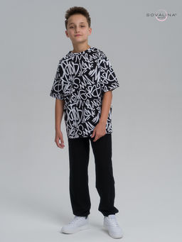 Костюм Daily men надписи-черный - Sovalina фото 3