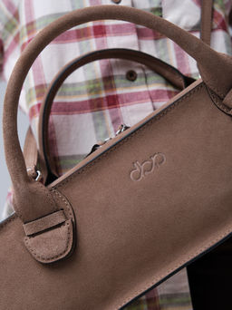 Сумка багет Doxie DBR 31157 серо-коричневый  фото 10