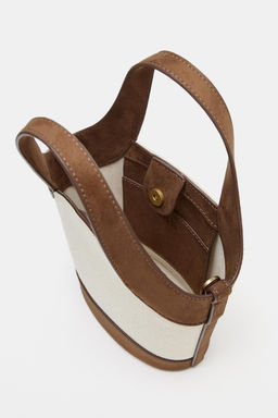 BOLSO BANDOLERA CANVAS / Marr?n - Zara фото 5