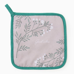 Прихватка Доляна Live is good 17х17 см, 35% хл, 65% пэ, ватин 250 г/м2  фото 2