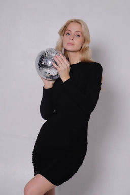 Мини-платье чёрное - Martichelli фото 2