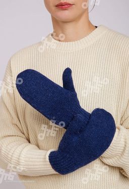 Шерстяные варежки (арт. 04172)