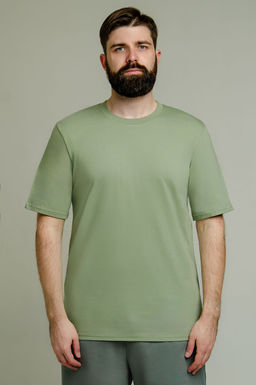Арт. 61112/5 Футболка мужская 48-58 (6 шт) Цвет:хаки - Идеал фото 3