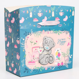 Пакет подарочный-коробка, 28?20?13 см Time to hygge, упаковка, Me To You