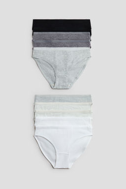 Pack de 10 bragas de algod?n