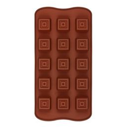 Форма силиконовая S-CHIEF для конфет SPC-0116 21 x 10 x 1.8 см кубики-15 ячеек