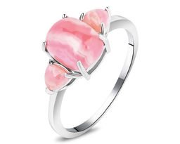 Кольцо, родохрозит, Джени