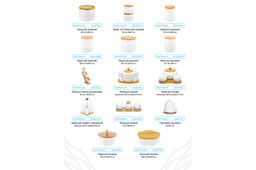 Салатник 2,8 л 24*24*11,5 см Айсберг волны, фарфор - Elan gallery фото 6