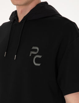 Siyah Comfort Fit Sweatshirt - Pierre cardin фото 7