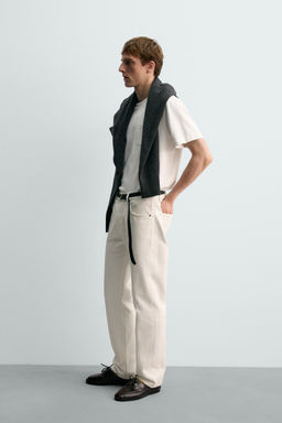 AARON LEVINE X ZARA STRAIGHT FIT JEANS  фото 4