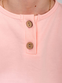 Пижама детская футер начес с брюками "СТЕША" РОЗОВЫЙ