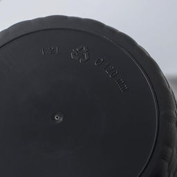 Цена за 3 шт. Горшок для цветов с поддоном «Ротанг», 1.2 л, d=15 см, h=14 см, пластиковый, цвет графитовый