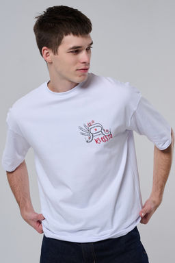 8579 футболка оверсайз мужская