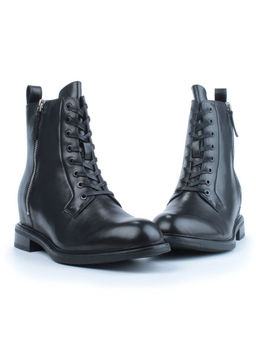 04-M3-1492 BLACK Ботинки зимние женские (натуральная кожа, натуральный мех) - Фабричный китай фото 11