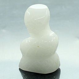 Фигурка змейка 3,7см кварц белый - Agat77 фото 2