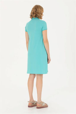 Женское мятное трикотажное платье - U.s. polo assn фото 12