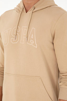 Мужская базовая толстовка песочного цвета Неожиданная скидка в корзине - U.s. polo assn фото 7