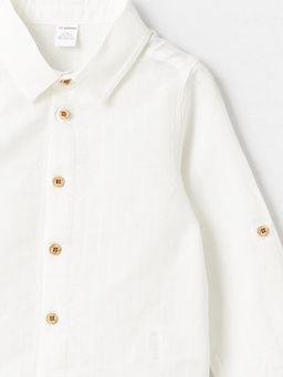 Uzun Kollu Basic Erkek Bebek G?mlek - Waikiki фото 3