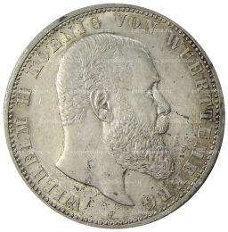 5 марок 1913 года F Германия (Вюртемберг)