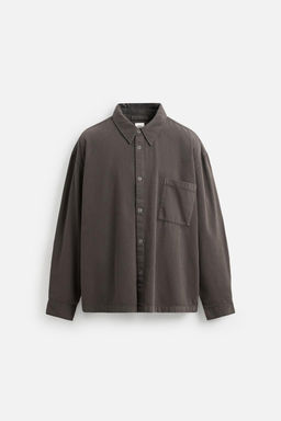 LIGHTWEIGHT DENIM SHIRT - Zara фото 7