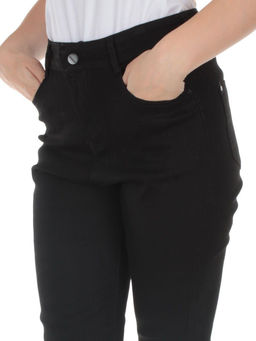 M-014 BLACK Джинсы женские плотные