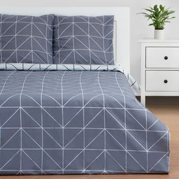 Постельное бельё Этель дуэт Grey haze 143*215 см - 2 шт, 220*240 см, 70*70 см -2 шт,бязь 125 г/м2  фото 8