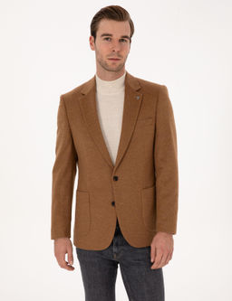 Camel Slim Fit Ceket - Cacharel фото 3